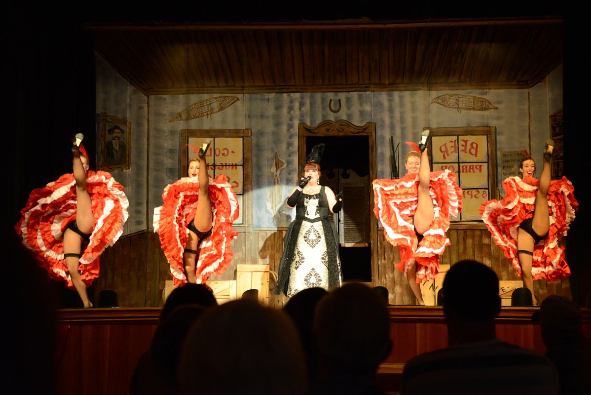33E Vaudeville Dancers And Singer At Diamond Tooth Gerties Gambling Hall Show In Dawson City Yukon